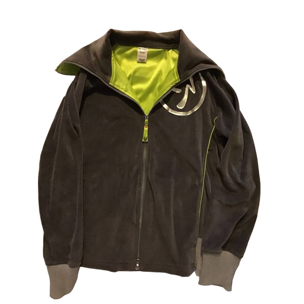 Zumba Workout Zip Up Jacket Womens Size L